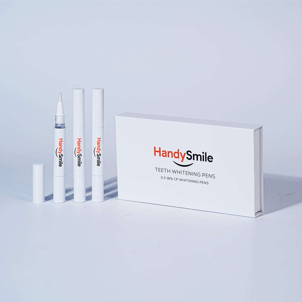 HandySmile Teeth Whitening Pen Pack (3 × 18% CP Pens)