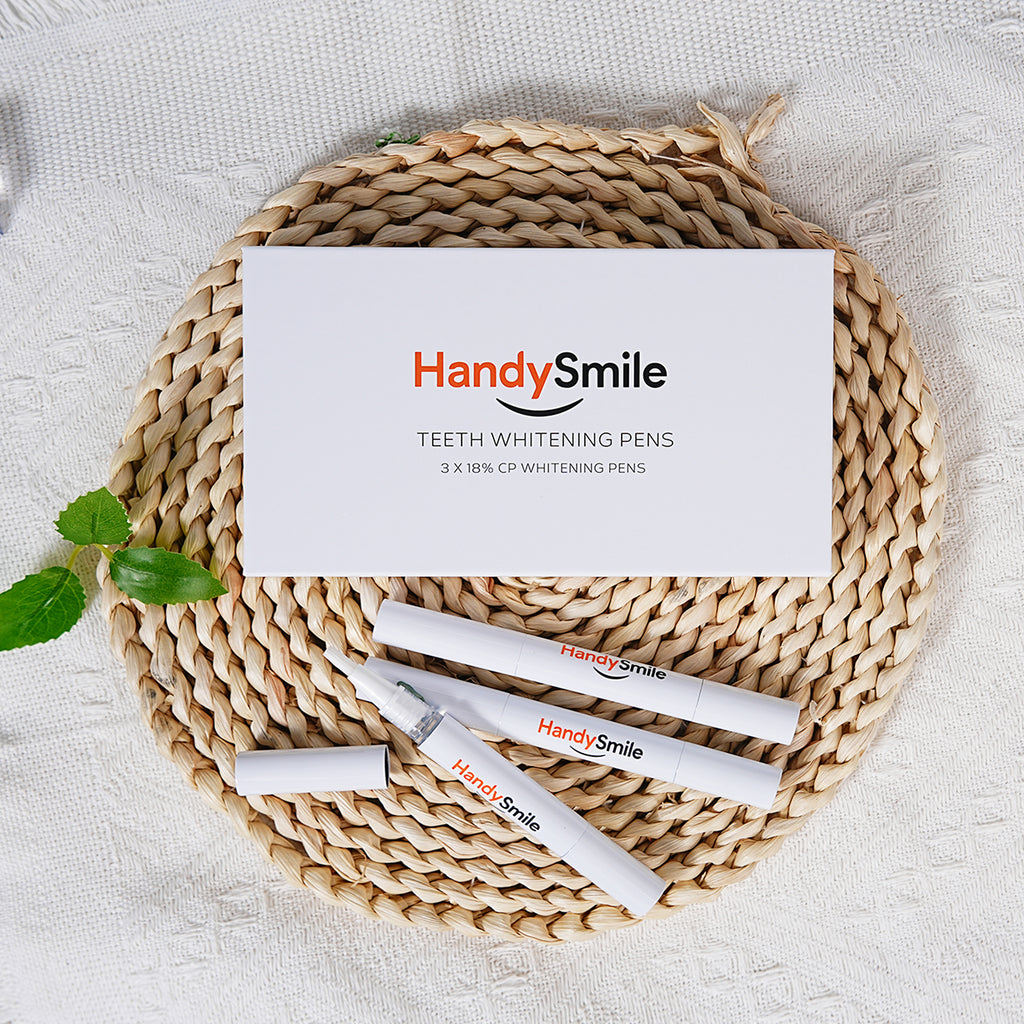 HandySmile Teeth Whitening Pen Pack (3 × 18% CP Pens)