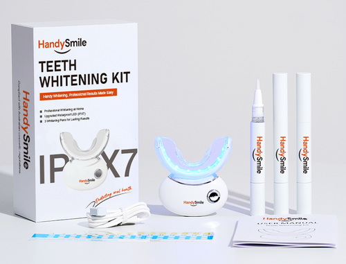 HandySmile LED Teeth Whitening Kit for Sensitive Teeth
